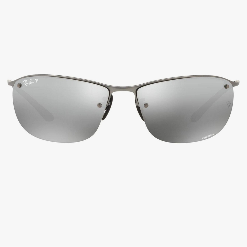 Ray-Ban Men's Rb3542 Chromance Rectangular Sunglasses